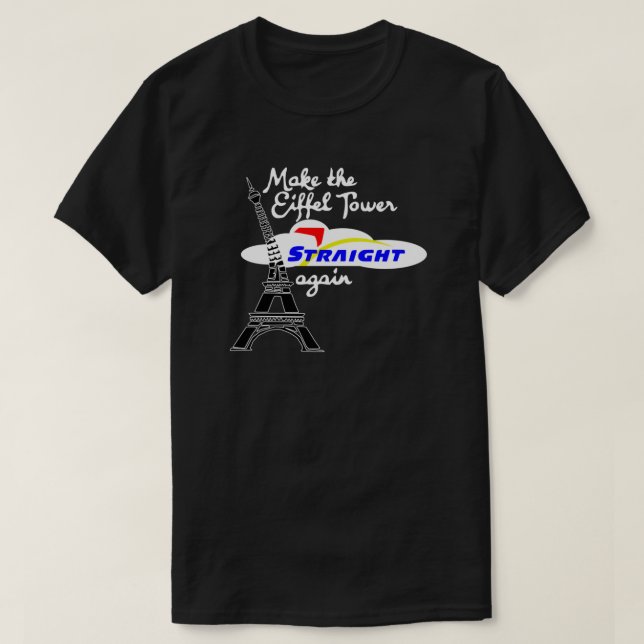 Camiseta Epcot Torre Eiffel Hetero Novamente (Frente do Design)