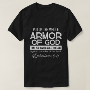 Camiseta Ephesianos 6:11 Colocados na Armadura Inteira de D