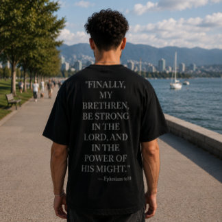 Camiseta Ephesians 6:10 T-Shirt | Be Strong In The Lord