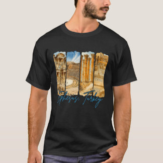 Camiseta Ephesus Turkey Traveling Trip Brushstroke Souvenir