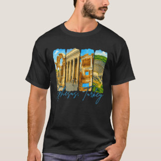 Camiseta Ephesus Turquia Viajando Percorrendo BrushAVE Me E