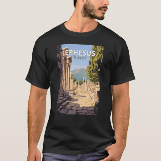 Camiseta Ephesusurkeyravel Arte Vintage família