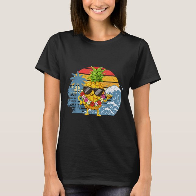 Camiseta Epic Aloha Hawaiian Pineapple Sign Hawaii Shaka (Frente)