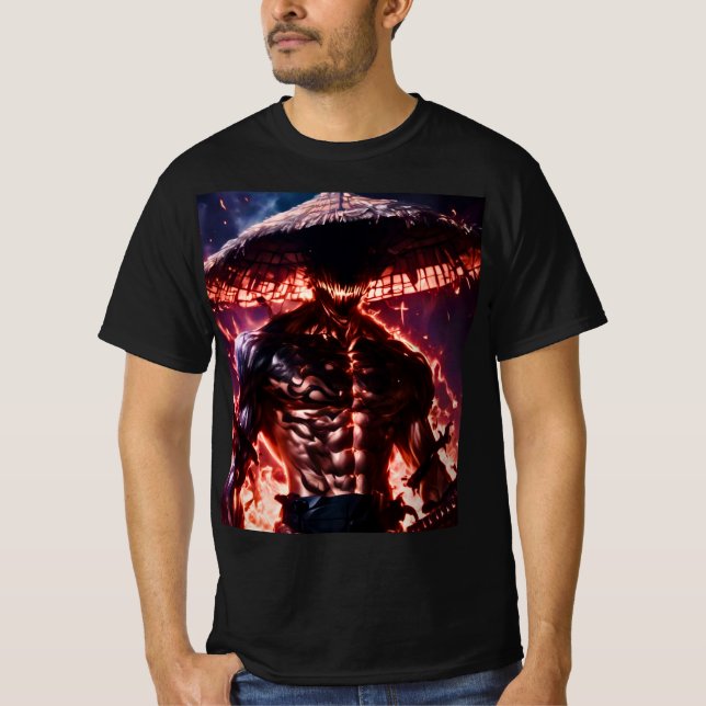 Camiseta Epic Anime Art: Signature Impressão Tee (Frente)