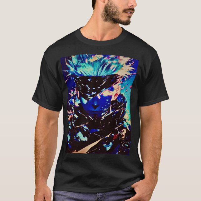 Camiseta "Epic Anime Art: Signature Impressão Tee" (Frente)