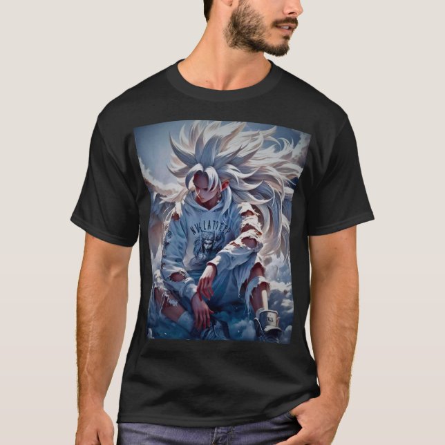 Camiseta Epic Anime Art: Signature Impressão Tee (Frente)