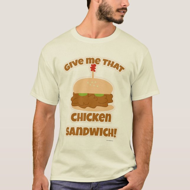 Camiseta Epic Chicken Sandwich Love Slogan (Frente)