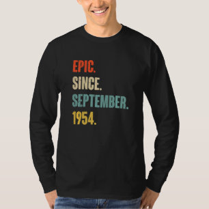 Camiseta Epic De 68 Anos De Idade 68 Anos Desde 1 De Setemb
