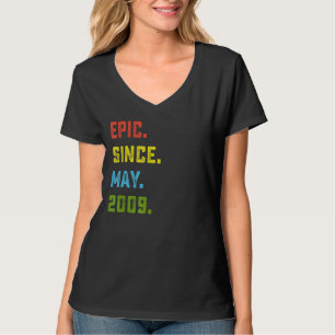 Camiseta Epic De Aniversário De 13 Desde Maio De 2009 13 An