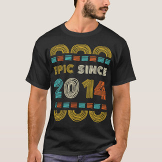 Camiseta Epic Desde 2014 Aniversário Da Família BayGift