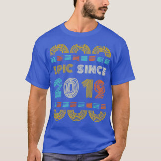 Camiseta Epic Desde 2019 Aniversário Da Família BayGift