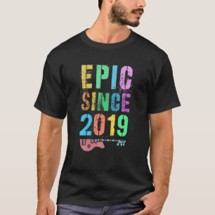 Camiseta EPIC Desde 2019, Legendário aniversário de 3 ano