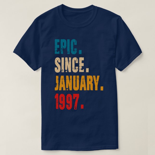 CAMISETA EPIC DESDE JANEIRO DE 1997 (Frente do Design)