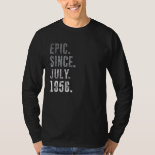 Camiseta Epic Desde julho de 1956 66 Aniversário Vintage 19