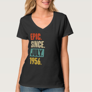 Camiseta Epic Desde Julho De 1956, 66 Anos, 66 Anos, Gi De