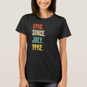 Camiseta Epic Desde Julho De 1992, aniversário de 30 anos D