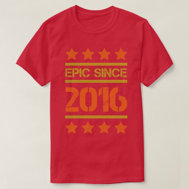 Camiseta Epic Desde O Aniversário Da Família De 2016, Gift  (Frente do Design)
