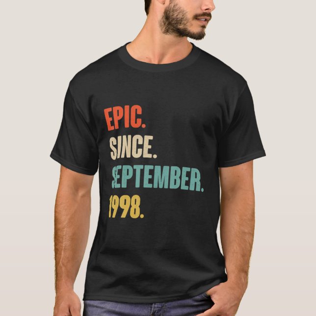 Camiseta Epic Desde O Aniversário De Setembro De 1998 - Pre (Frente)
