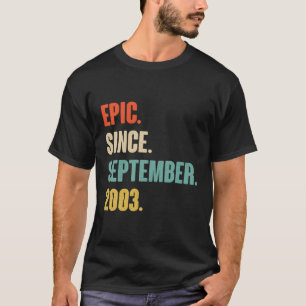 Camiseta Epic Desde O Aniversário De Setembro De 2003 - Pr