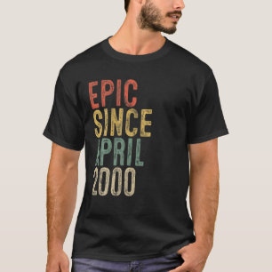 Camiseta Epic Diversão Desde Abril De 2000 20 Aniversário P