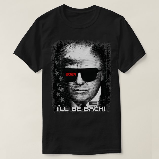 Camiseta Epic Engraçado Trump 2024 Óculos de sol Eu vou vol (Frente do Design)