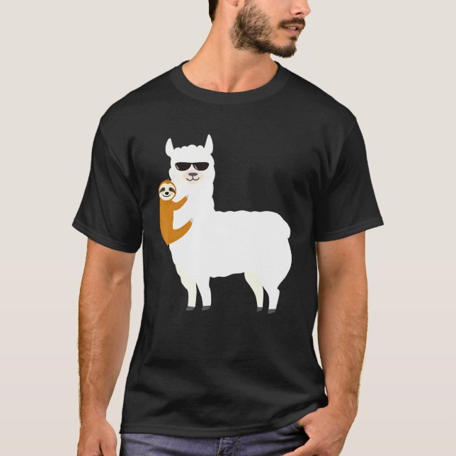 Camiseta Epic Fashion Deal Sloth Andando Llama Para Mulhere (Frente)