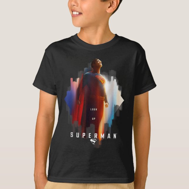 Camiseta Epic Flying Hero Poster - Inspirado pelo Superman  (Frente)
