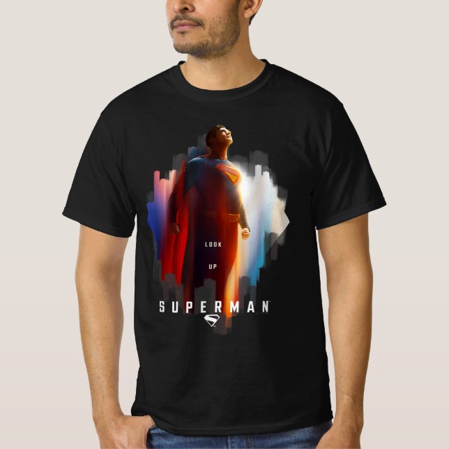 Camiseta Epic Flying Hero Poster – Inspired by Superman Pow (Frente)
