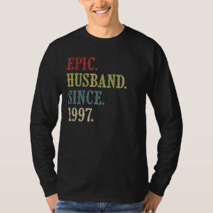 Camiseta Epic Husband Desde o aniversário do casamento de 2