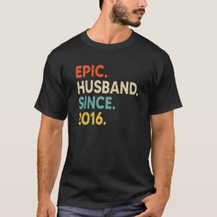 Camiseta Epic Husband Desde O Aniversário Vi Do Casamento D