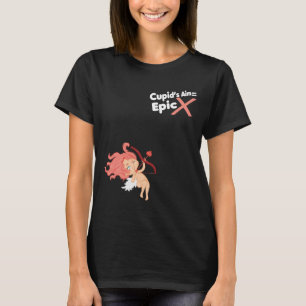 Camiseta Epic Love Shot - Design de Coração Anime de Kawaii