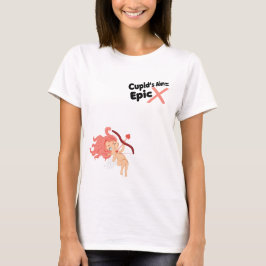 Camiseta Epic Love Shot - Design de Coração Anime de Kawaii