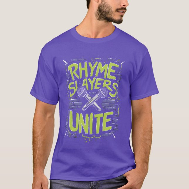 Camiseta Epic Lyrical Battle of theitans Hip Hop Rap friend (Frente)