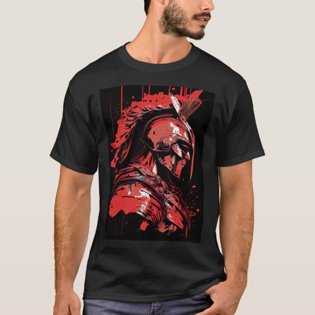 Camiseta Epic Motivational Spartan Warrior Trojan Warrior G (Frente)