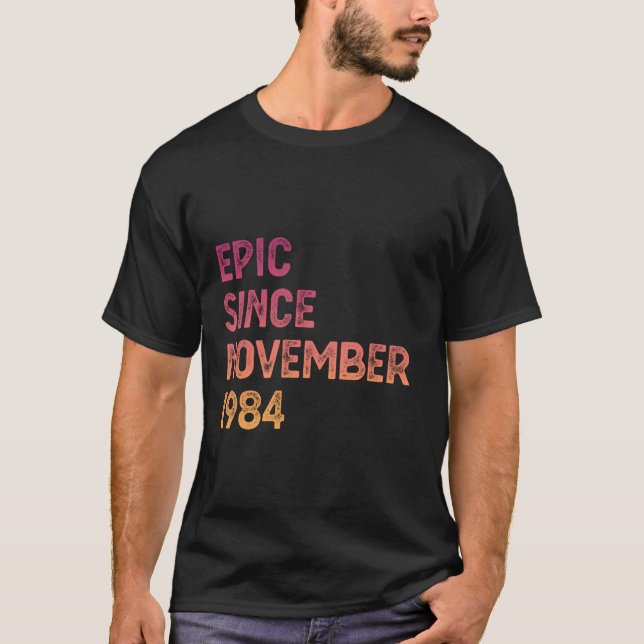 Camiseta Epic Mulheres aniversário de 40 anos desde novembr (Frente)