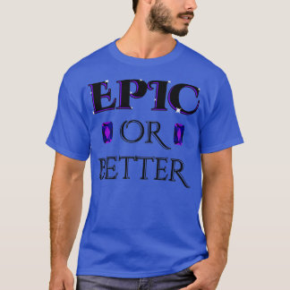 Camiseta Epic ou Melhor Jogo de Vídeo Criptográfico - Consi