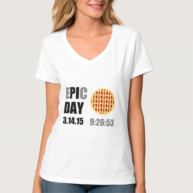 Camiseta Epic Pi Day - E"PI"C DAY (Frente)