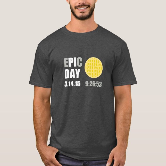 Camiseta Epic Pi Day - E"PI"C Day Apple Lattice Pie (Frente)