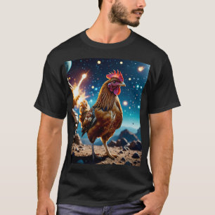 Camiseta Epic Space Chicken Cosmic BattTee