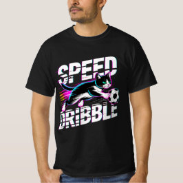 Camiseta Epic Speed of Dribble Cat For Soccer Fans