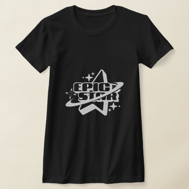 Camiseta Epic Star T-Shirt | Teto Gráfico da Galáxia Espaci (Postura )