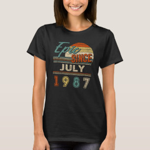 Camiseta Epic Vintage Desde Julho De 1987 Aos 35 Anos De Id