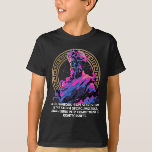 Camiseta Épica de Filosofia Estática da Grécia Antiga Inspi