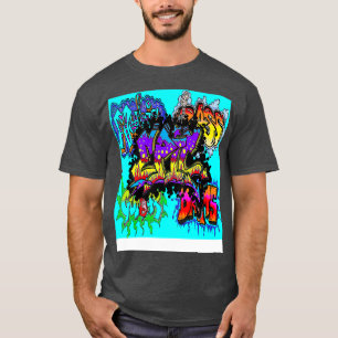 Camiseta épico azul do grafite