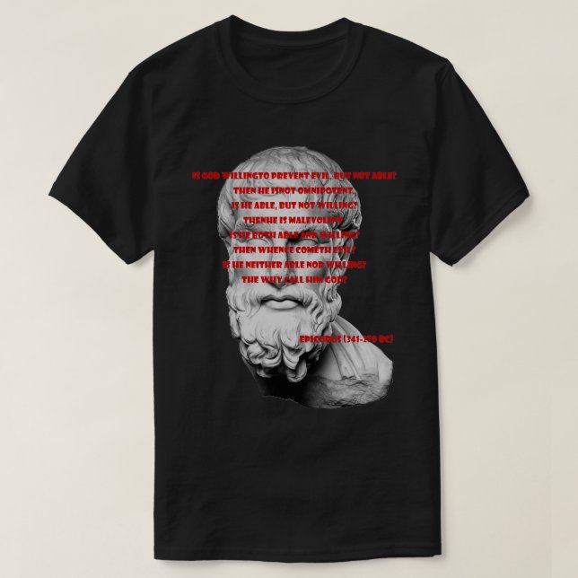 Camiseta Epicurus 2 (Frente do Design)