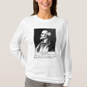 Camiseta Epicurus, gravado por Johann Fredrich Schmidt