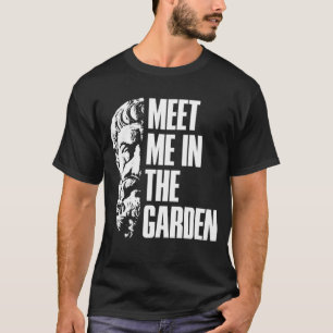 Camiseta Epicurus Me Encontraram No Hedonista Do Jardim