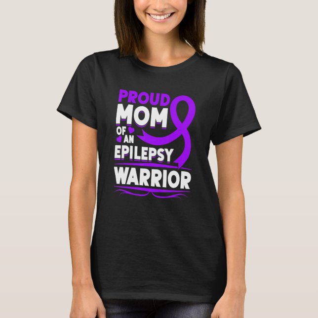 Camiseta Epilepsia Apoio à Consciência Epilepsia Mês de Gue (Frente)