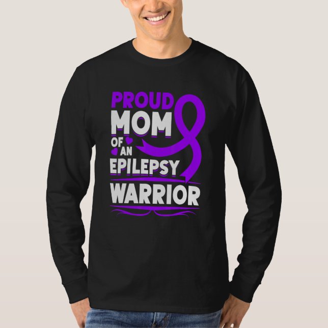 Camiseta Epilepsia Apoio à Consciência Epilepsia Mês de Gue (Frente)