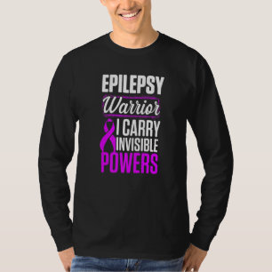 Camiseta Epilepsia Carregar de consciência Extrovertido pel